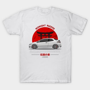 Midnight Racer White FN2 JDM T-Shirt